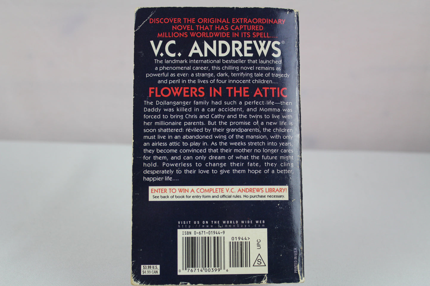 FLOWERS IN THE ATTIC (Dollanganger Series) by V.C. Andrews