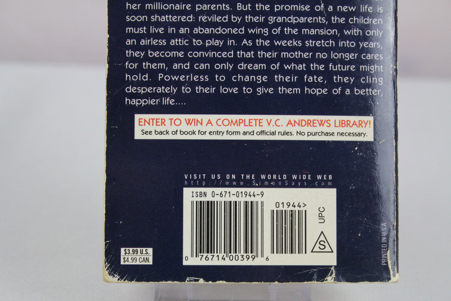 FLOWERS IN THE ATTIC (Dollanganger Series) by V.C. Andrews