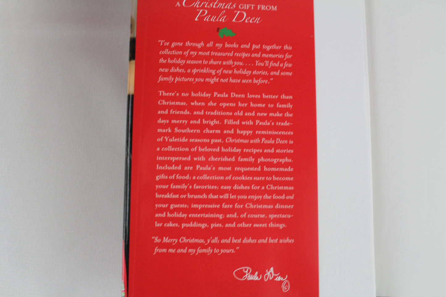 Christmas with Paula Deen: Recipes and Stories from My Favorite Holiday by Paula Deen