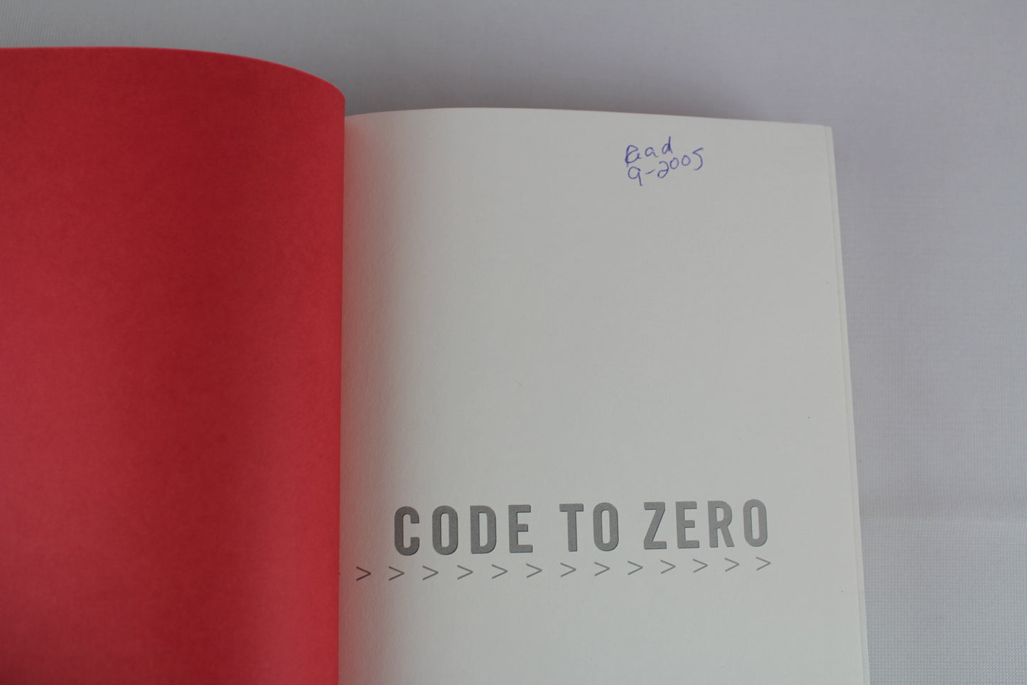 Code to Zero by Ken Follett