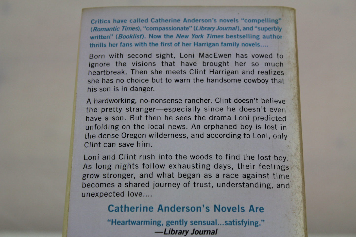 Morning Light (Harrigan Family) by Catherine Anderson