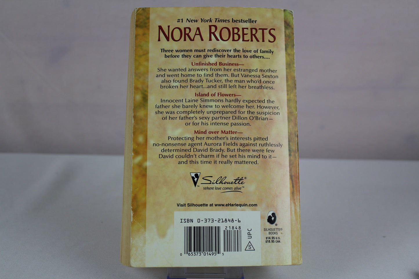 Going Home: Unfinished Business/ Island of Flowers/ Mind Over Matter by Nora Roberts