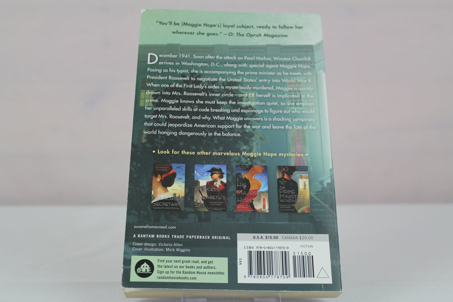 Mrs. Roosevelt's Confidante: A Maggie Hope Mystery by Susan Elia MacNeal