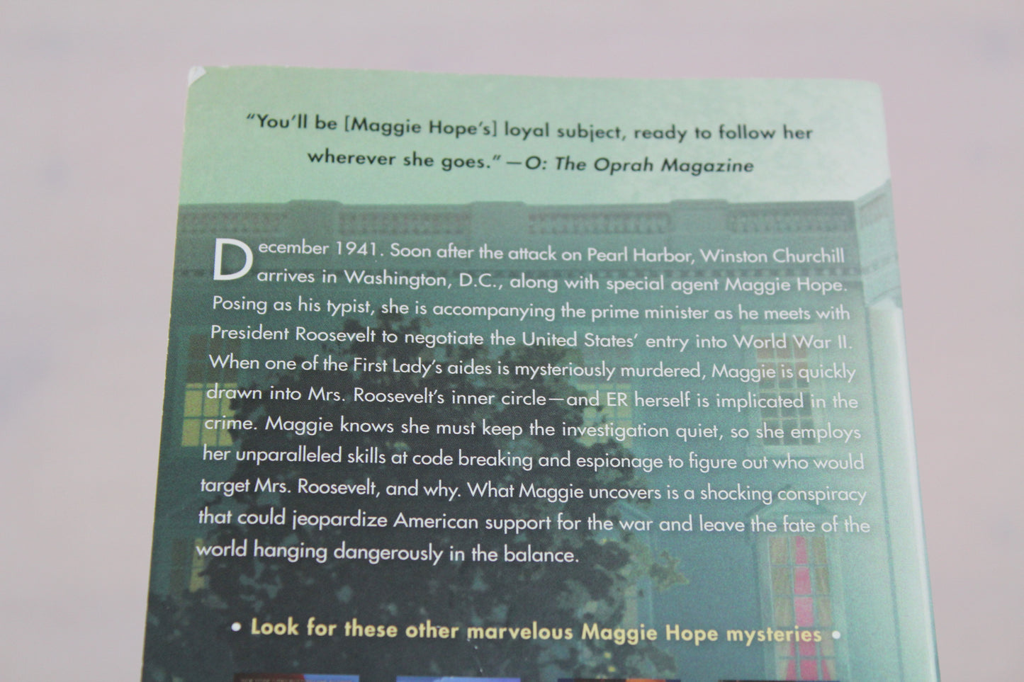 Mrs. Roosevelt's Confidante: A Maggie Hope Mystery by Susan Elia MacNeal