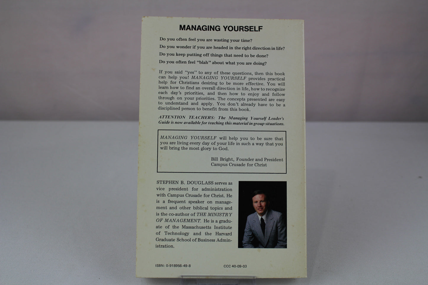 Managing Yourself by Stephen B. Douglass