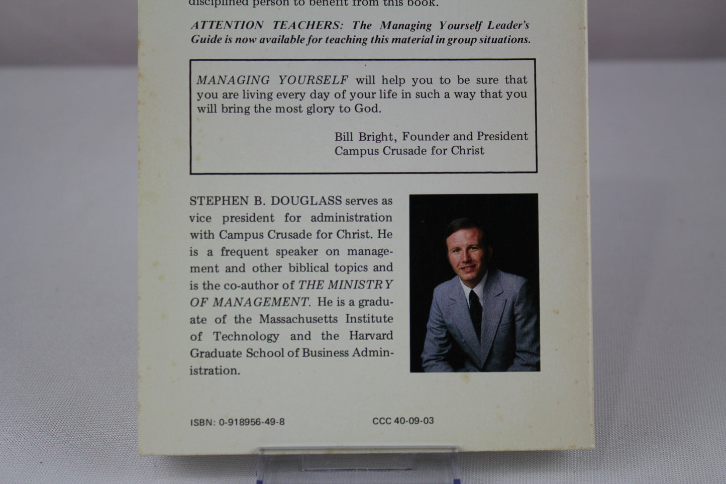 Managing Yourself by Stephen B. Douglass