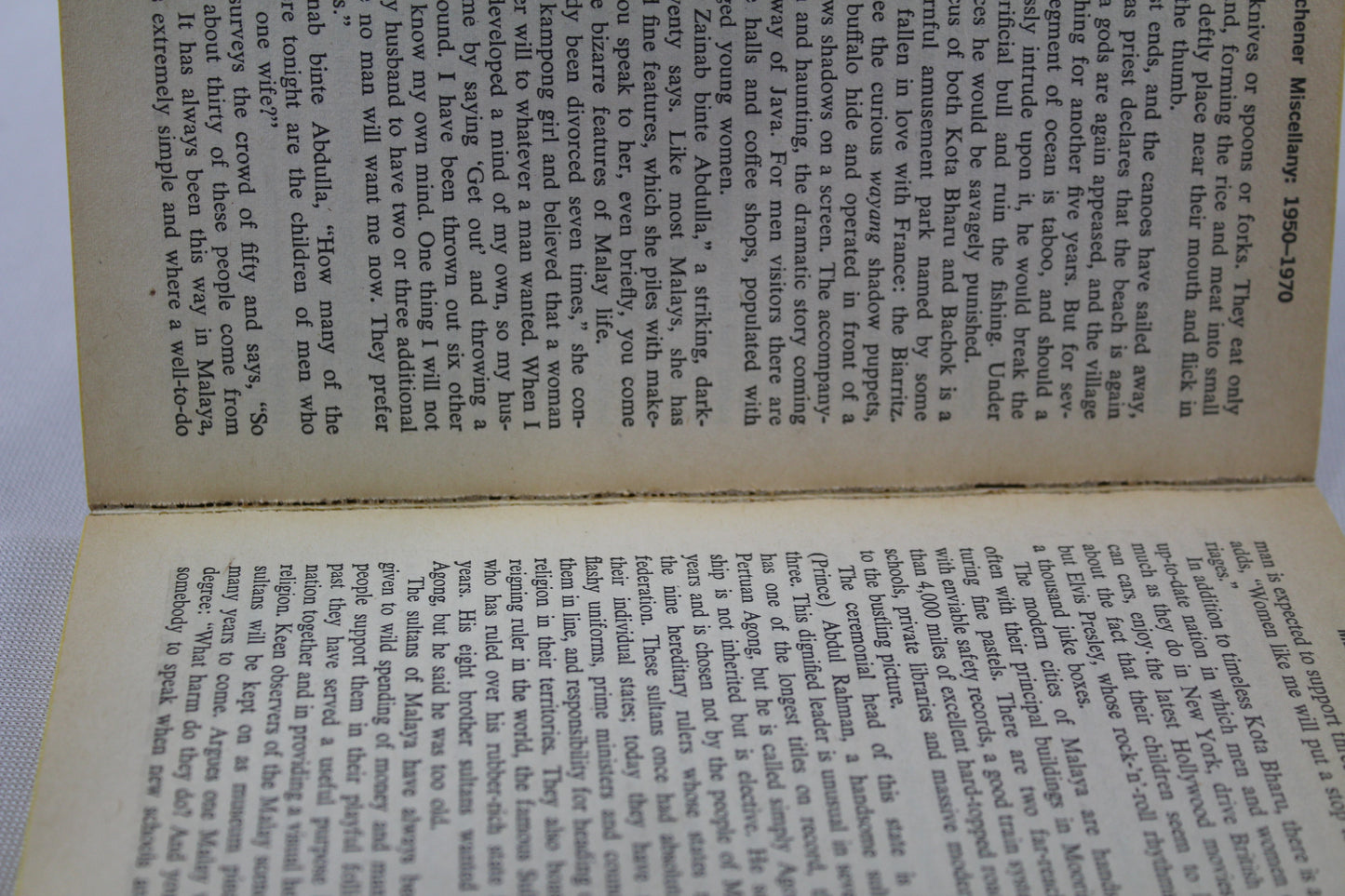 A Michener Miscellany: 1950-1970