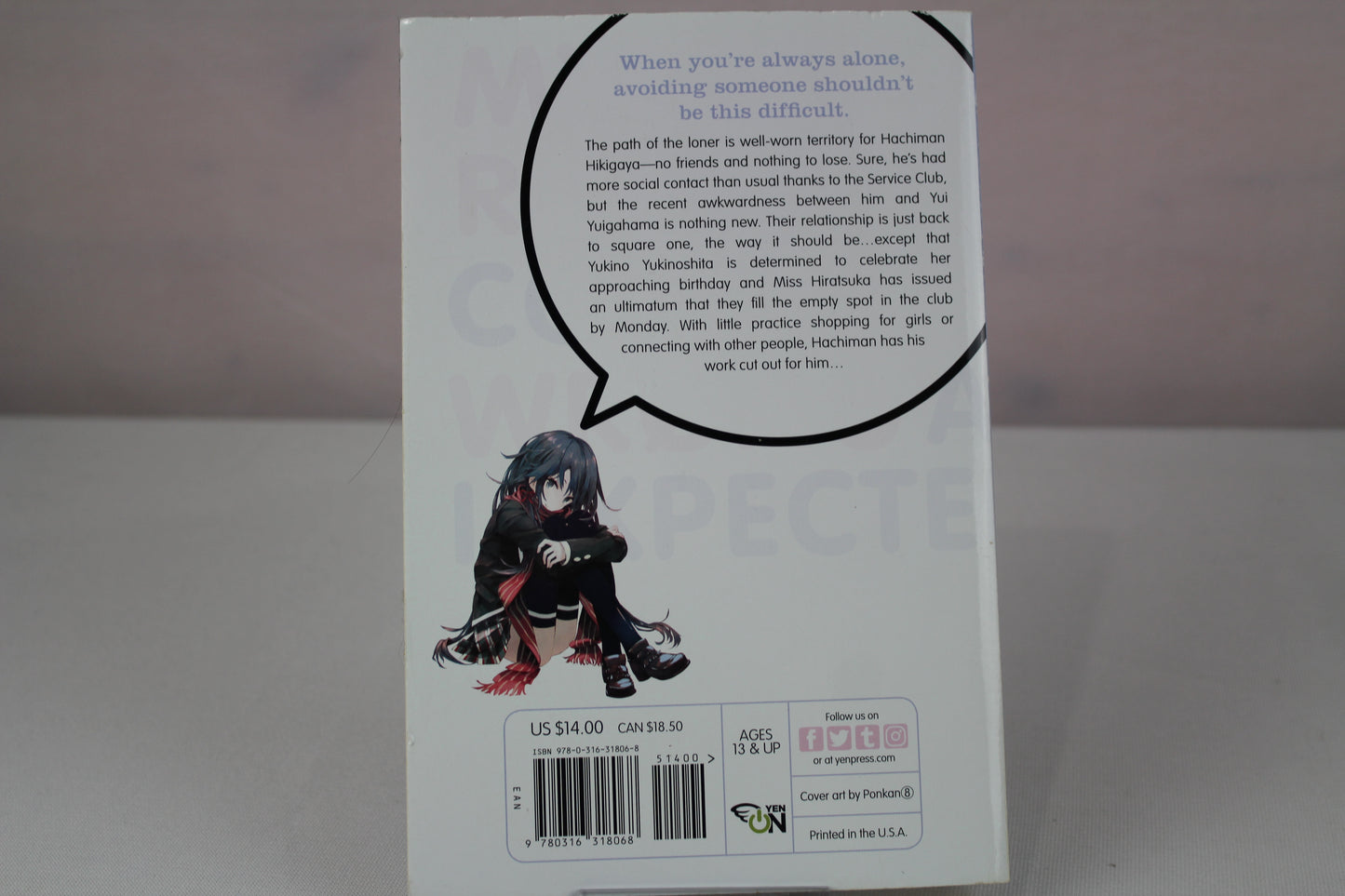 My Youth Romantic Comedy Is Wrong, As I Expected, Vol. 3 - light novel by Wataru Watari, Ponkan Ponkan 8