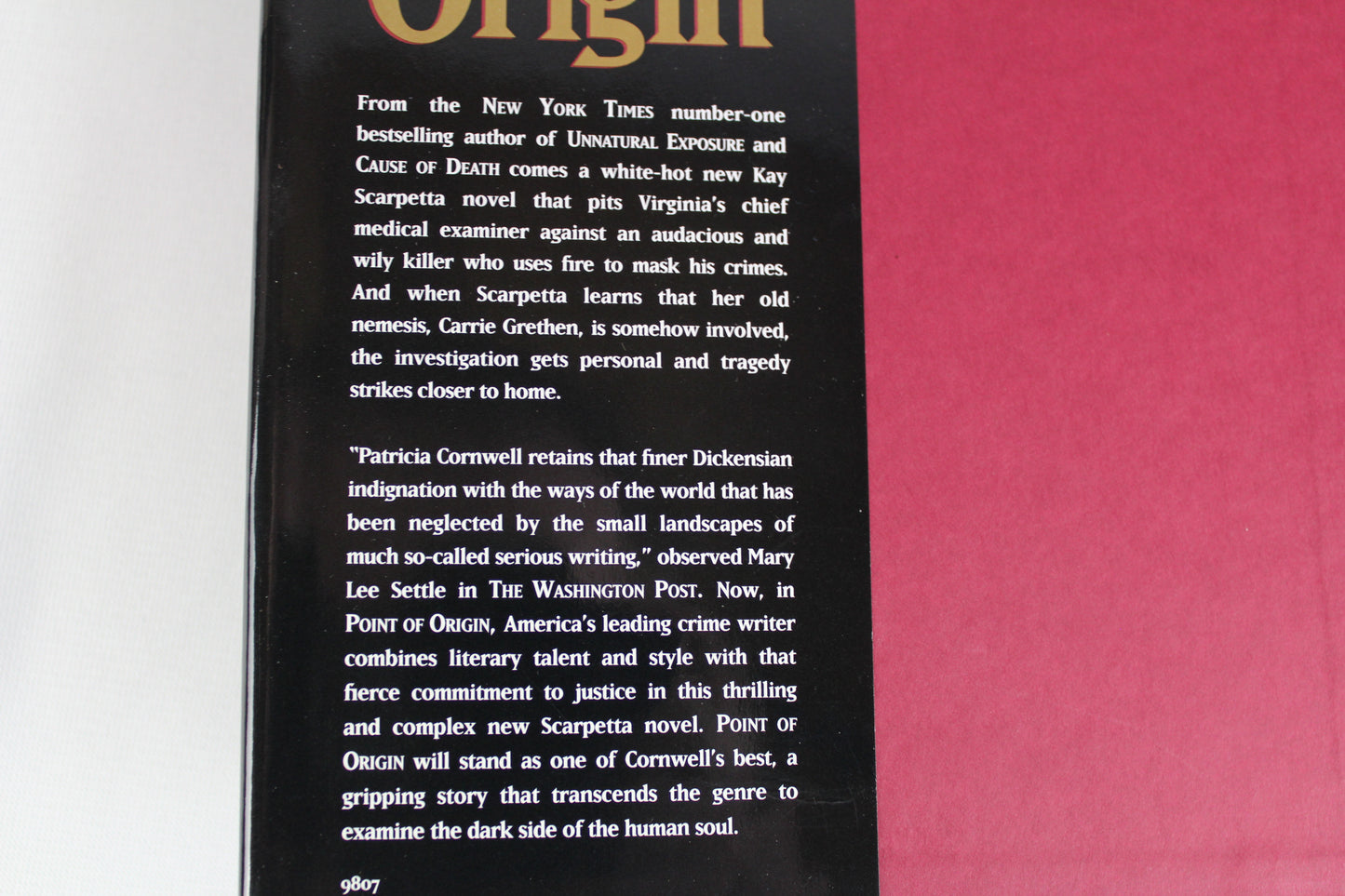 Point of Origin (A Scarpetta Novel) by Patricia Cornwell