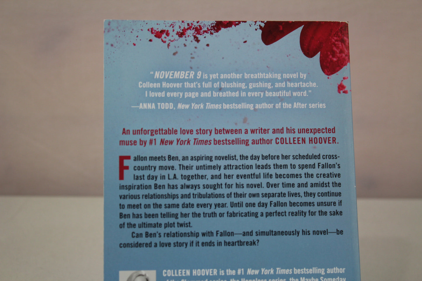 November 9: A Novel by Colleen Hoover