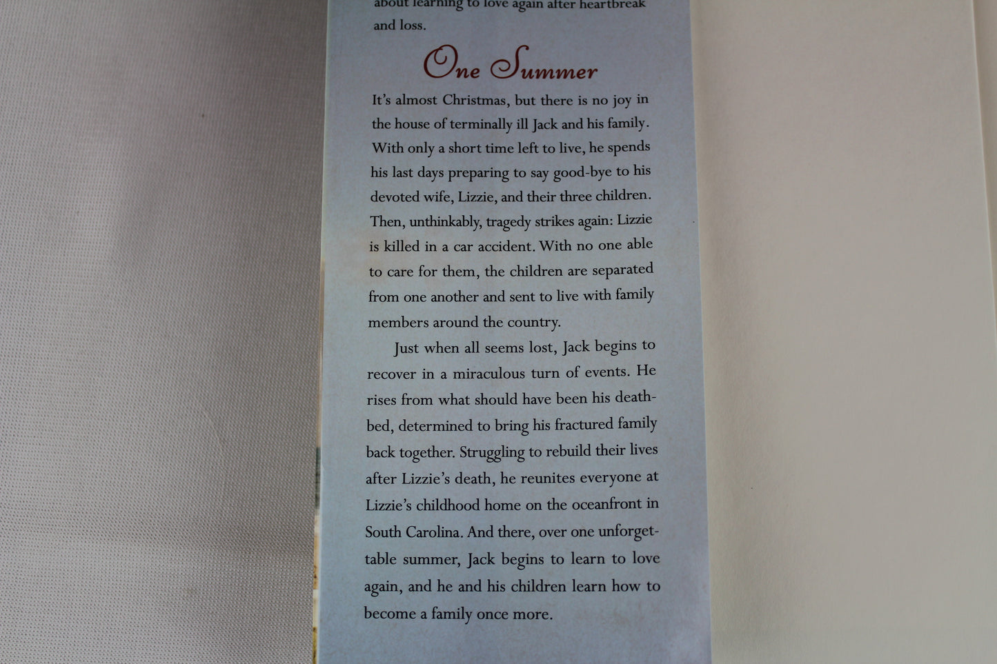 One Summer by David Baldacci