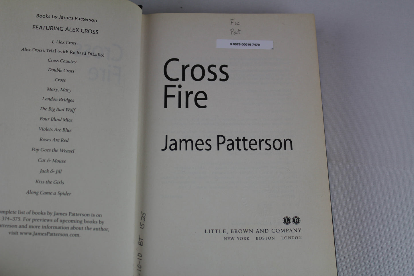 Cross Fire (Alex Cross, 16) by James Patterson