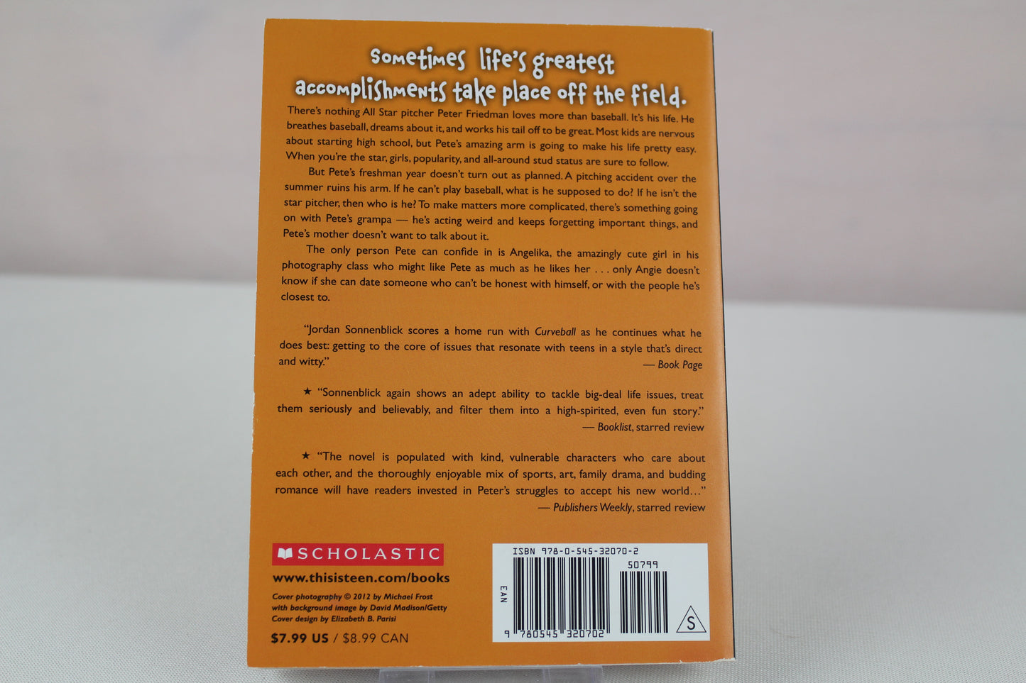 Curveball: The Year I Lost My Grip by Jordan Sonnenblick