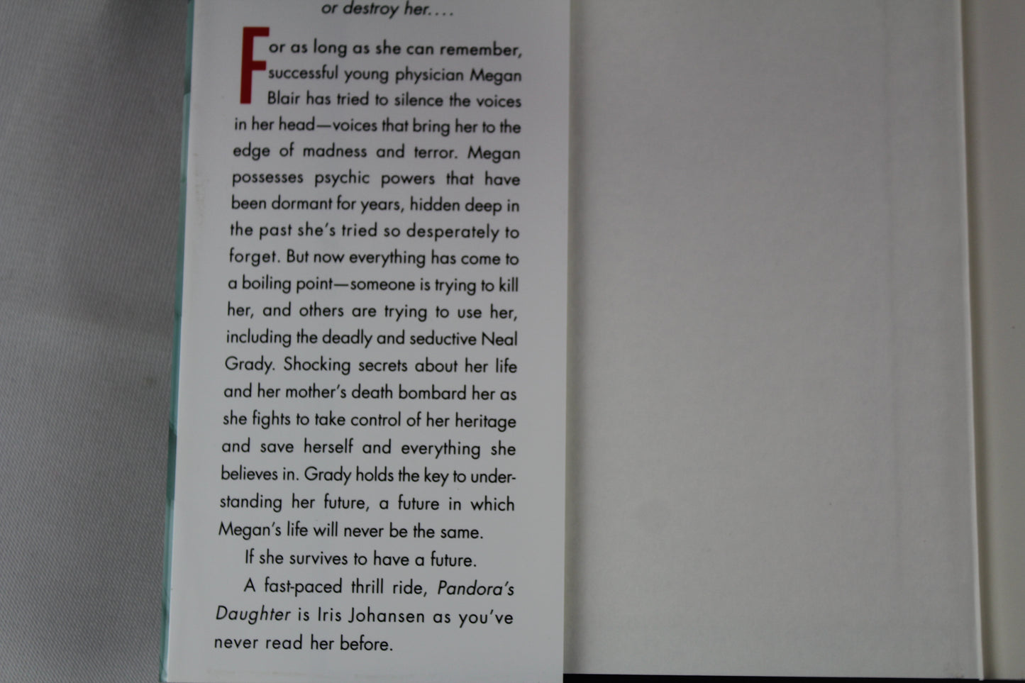 Pandora's Daughter by Iris Johansen