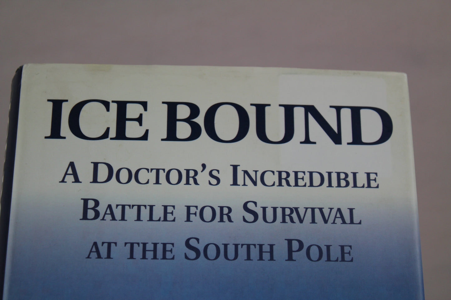 Ice Bound: A Doctor's Incredible Battle for Survival at the South Pole by Maryanne Vollers
