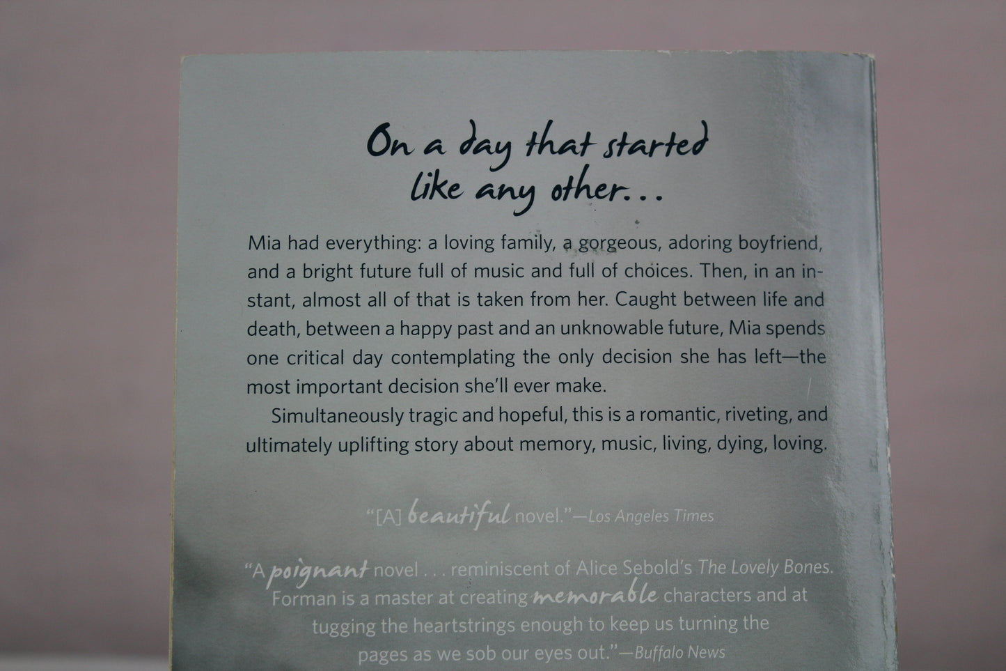 If I Stay by Gayle Forman