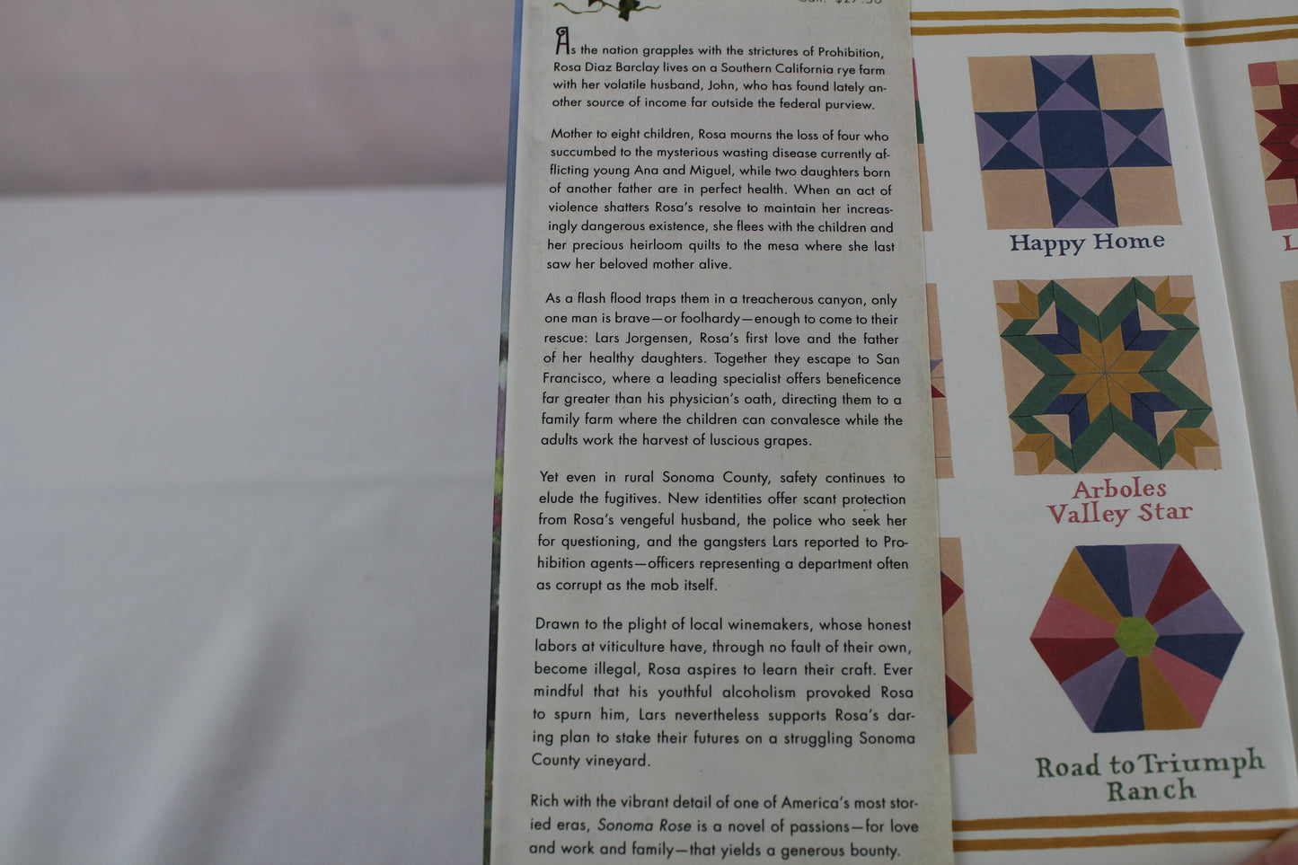 Sonoma Rose (Elm Creek Quilts) by Jennifer Chiaverini