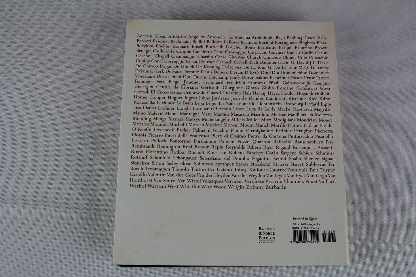 Dictionary of Painters: From A to Z by Stefano Zuffi