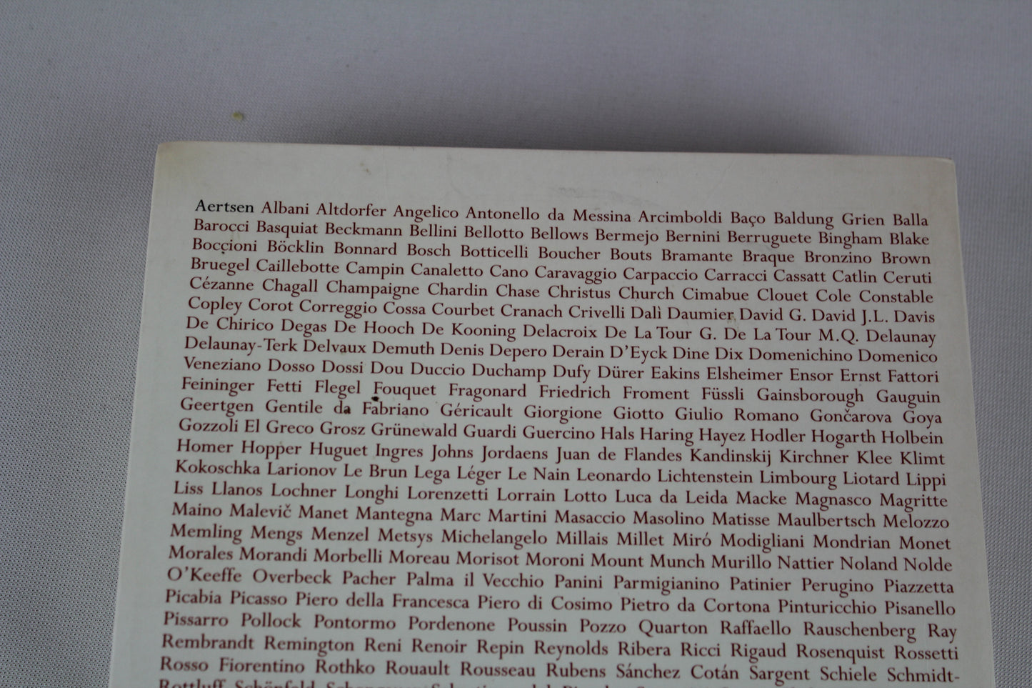 Dictionary of Painters: From A to Z by Stefano Zuffi