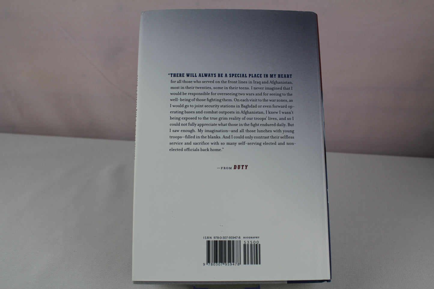 Duty: Memoirs of a Secretary at War by Robert M. Gates