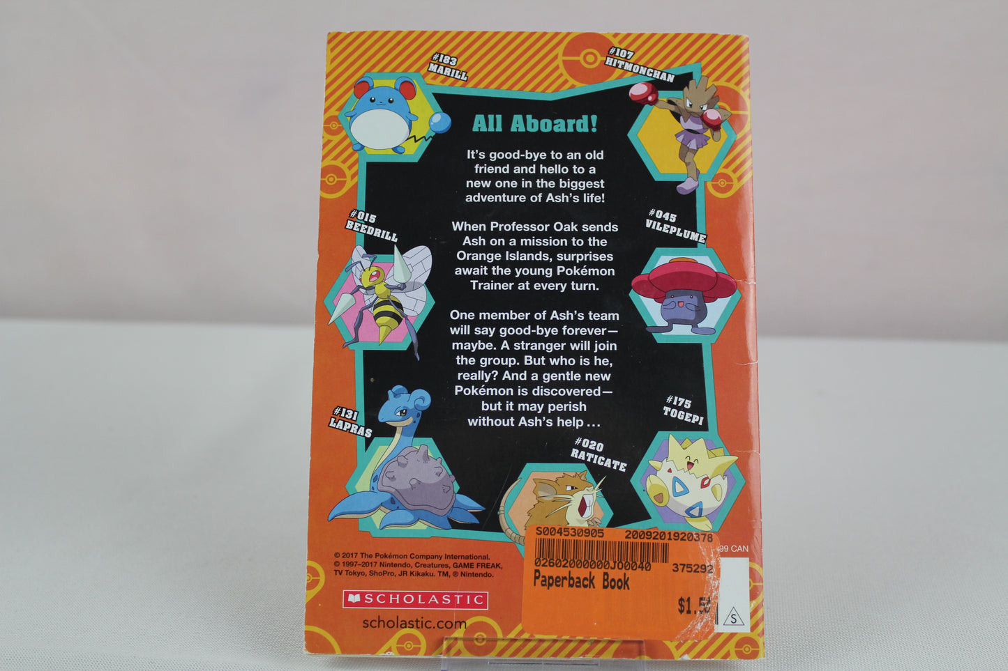 Journey to the Orange Islands (Pokémon: Chapter Book) by Tracey West