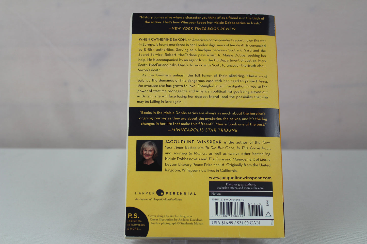 The American Agent: A Maisie Dobbs Novel by Jacqueline Winspear