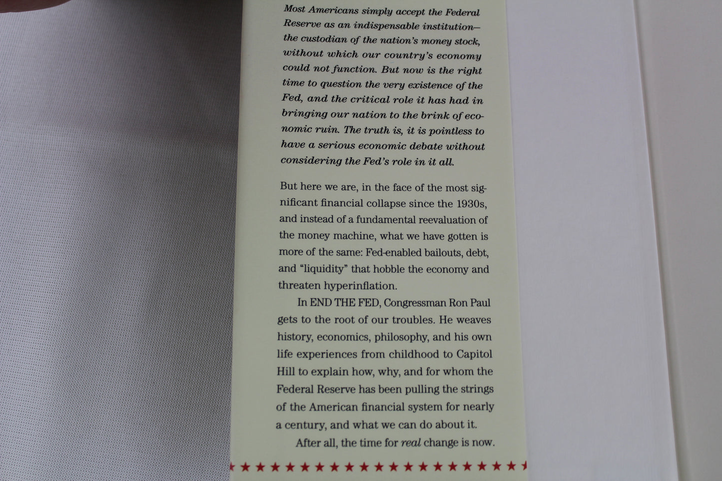 End the Fed by Ron Paul