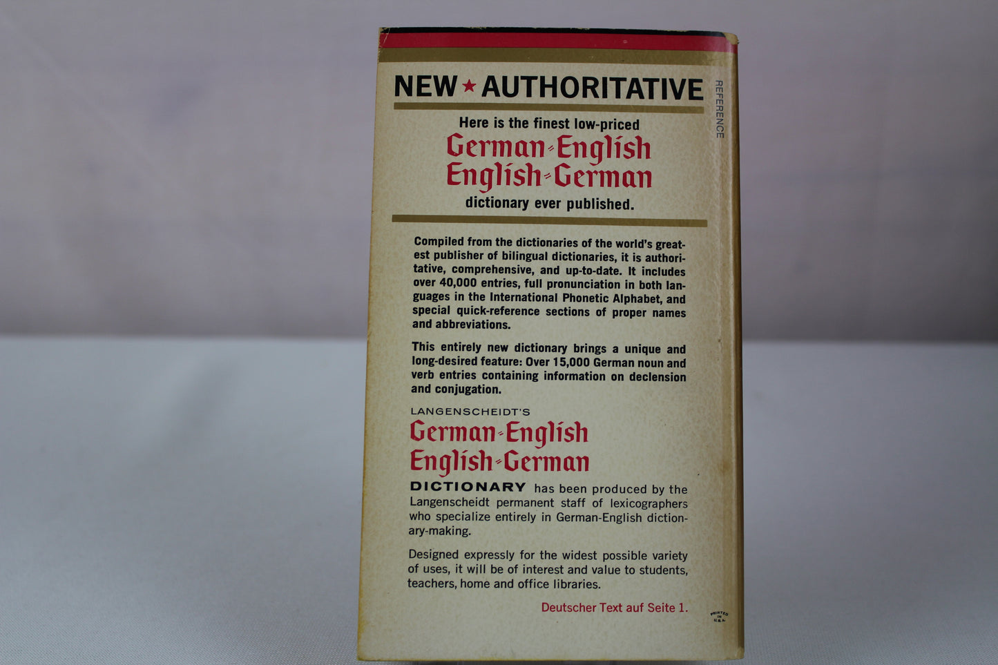 LAngenscheidt's German-English English/German Dictionary by A.C. Langenscheidt;Pomahoba