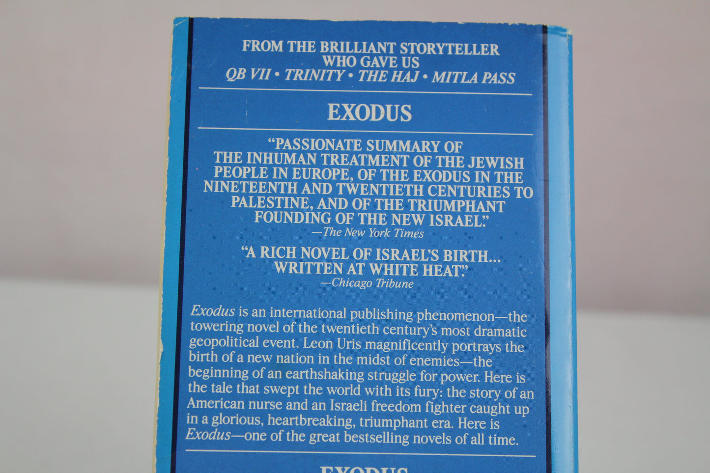 Exodus: A Novel of Israel by Leon Uris