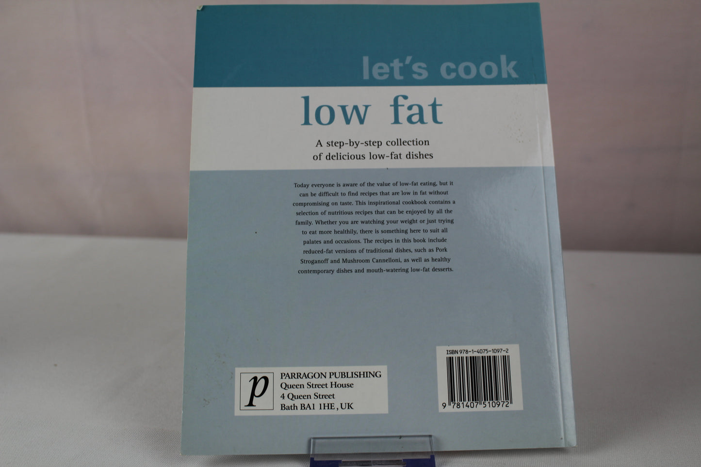 let's cook low fat by unknown author