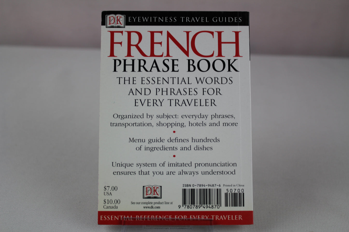 Eyewitness Travel Phrase Book French (EW Travel Guide Phrase Books) by DK