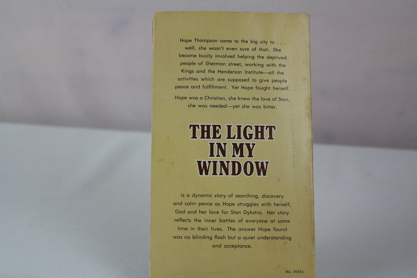 The Light in My Window by Francena H. Arnold