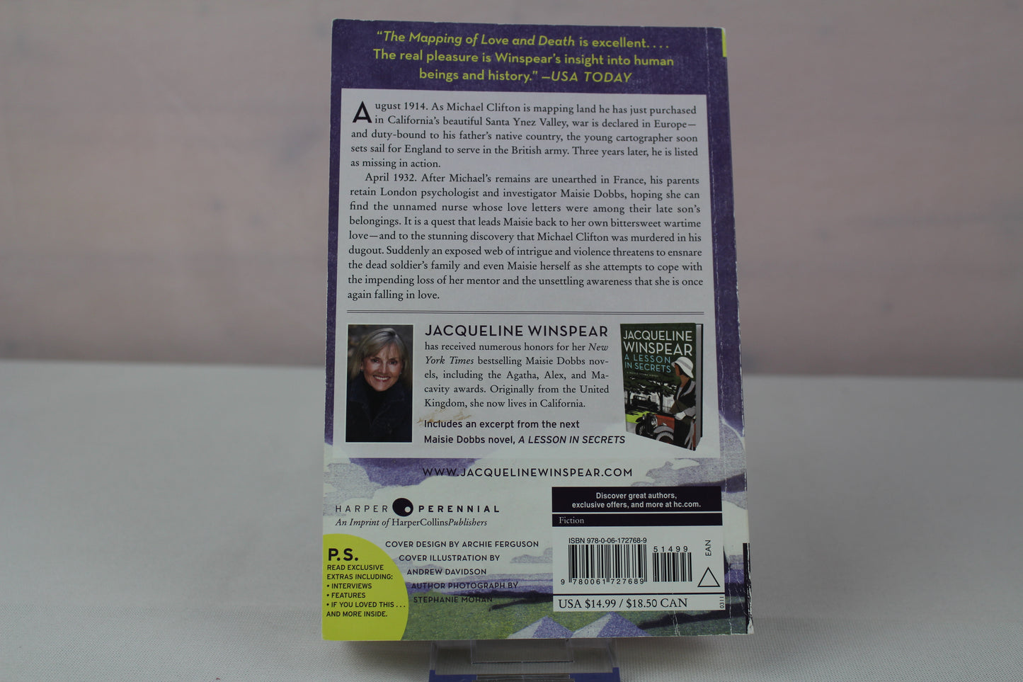 The Mapping of Love and Death: A Maisie Dobbs Novel by Jacqueline Winspear