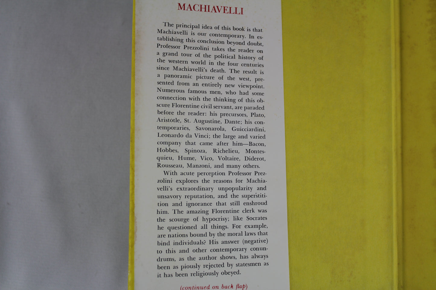 Machiavelli: Vorw. v. Eberhard Straub by Thomas B Macaulay, Eberhard Straub, Friedrich Bülau