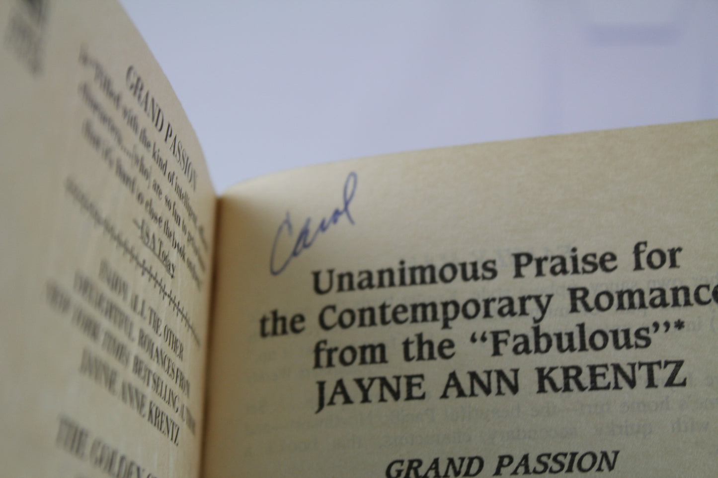 Grand Passion by Jayne Ann Krentz