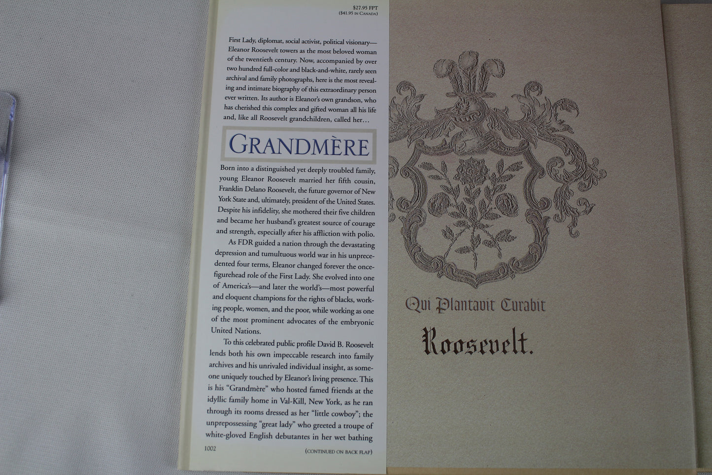 Grandmère: A Personal History of Eleanor Roosevelt by David B. Roosevelt, Manuela Dunn-Mascetti
