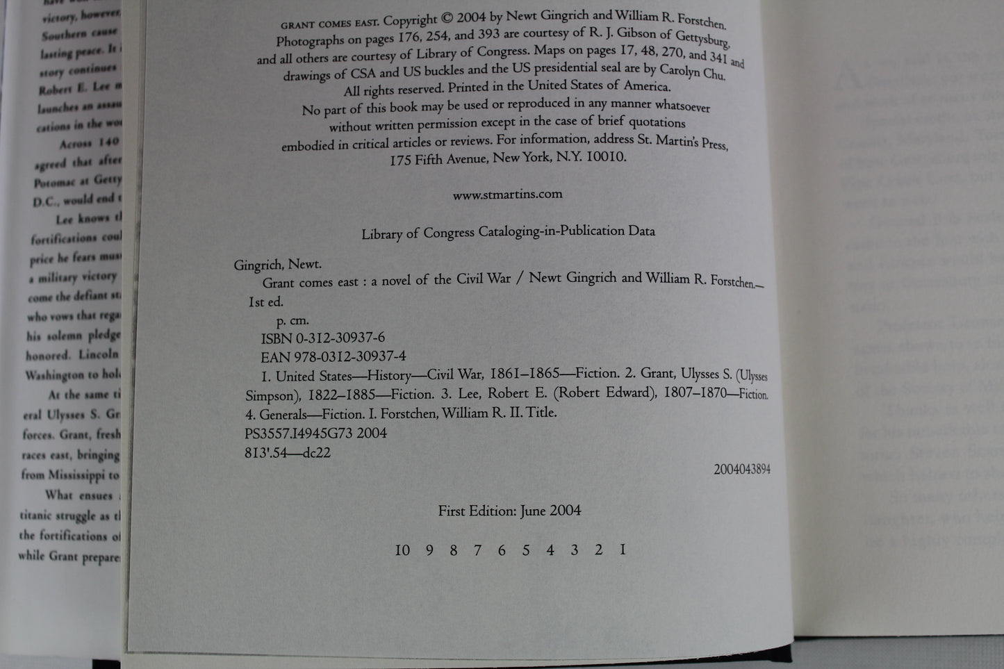 Grant Comes East by Newt Gingrich, William R. Forstchen, Albert S. Hanser