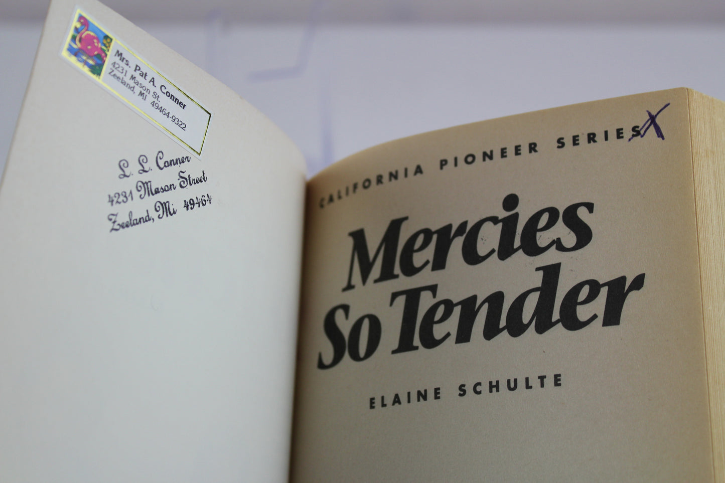 Mercies So Tender (California Pioneer Series #6) by Elaine L. Schulte