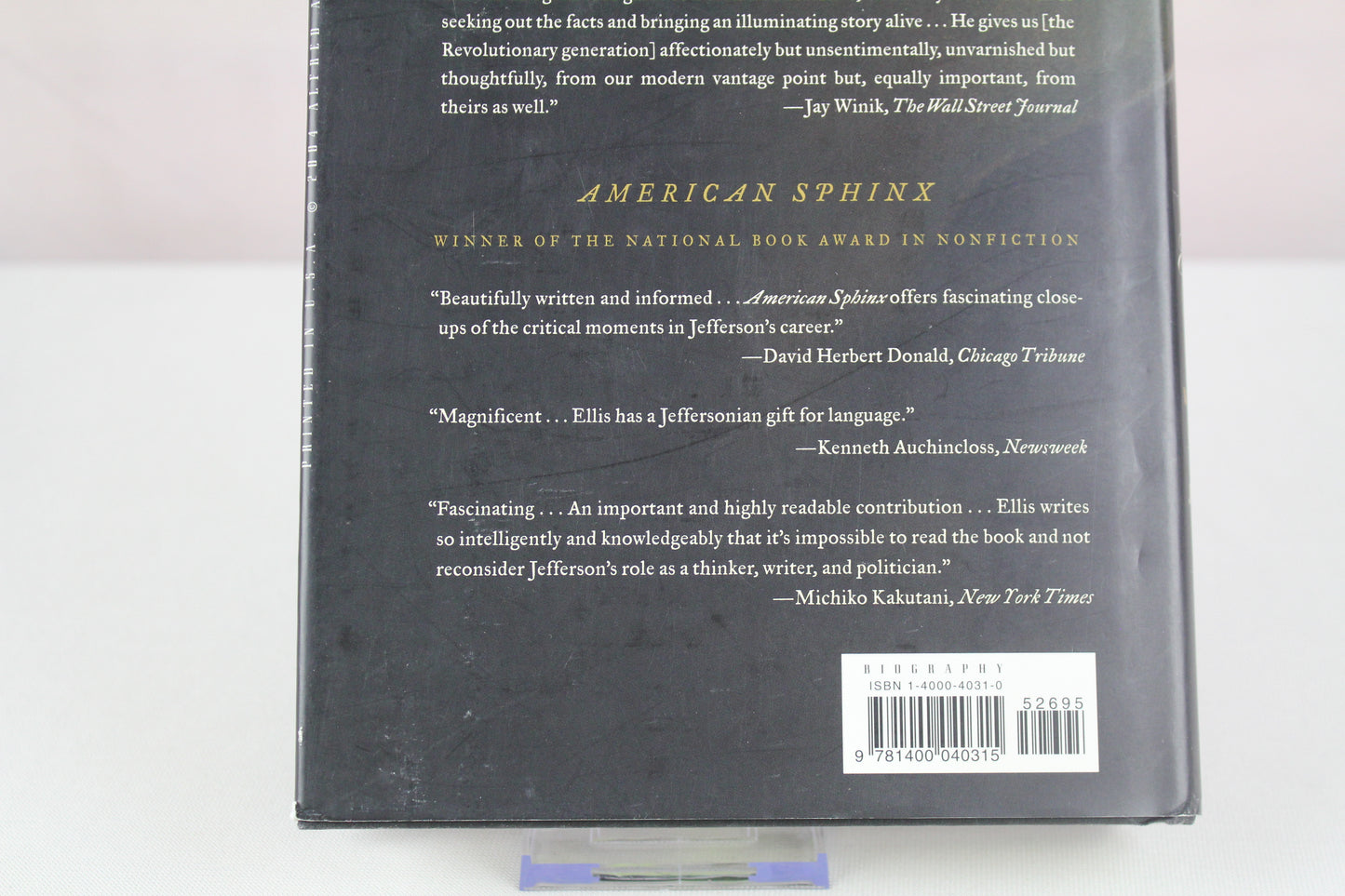 His Excellency: George Washington by Joseph J. Ellis