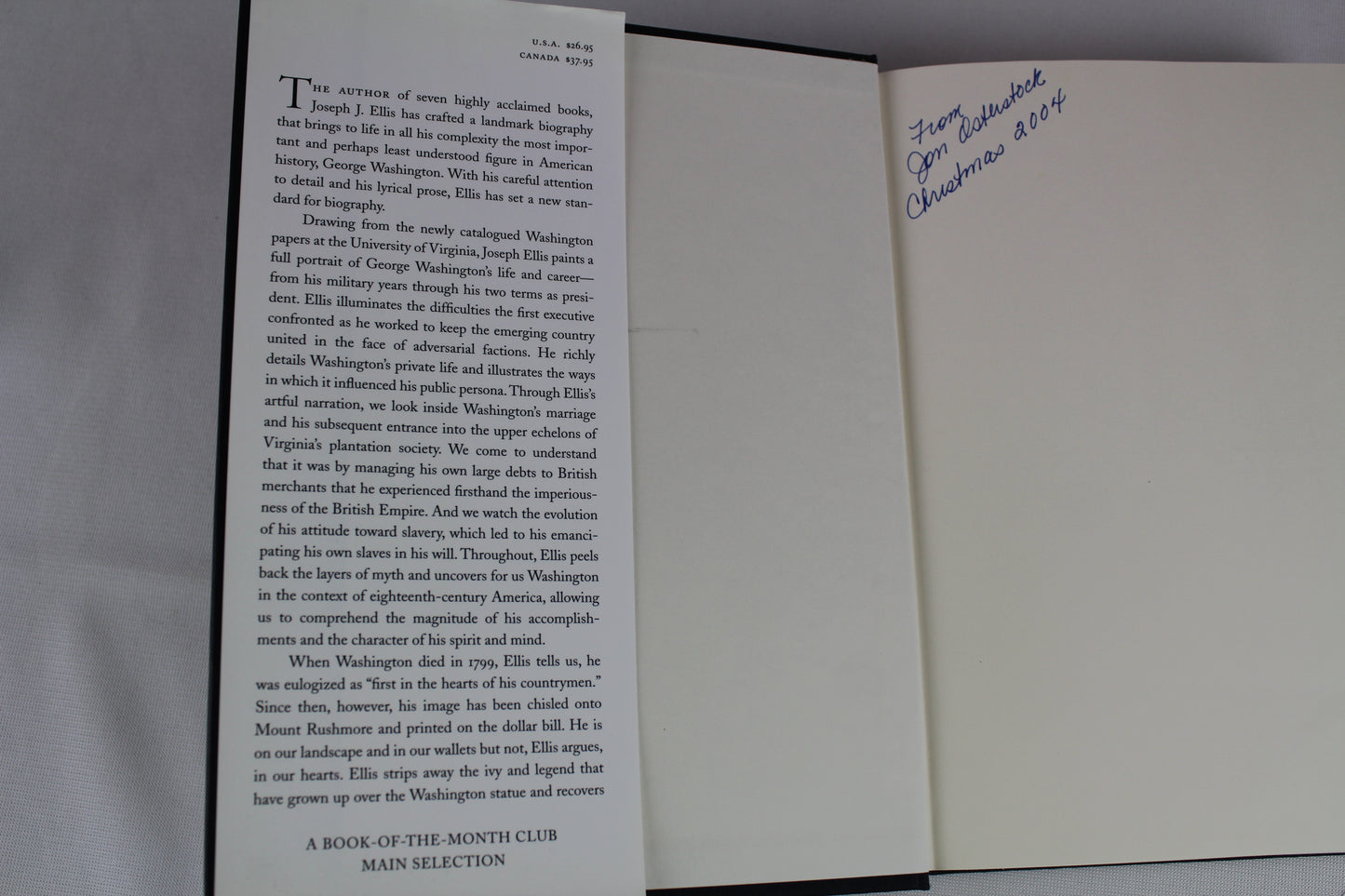 His Excellency: George Washington by Joseph J. Ellis