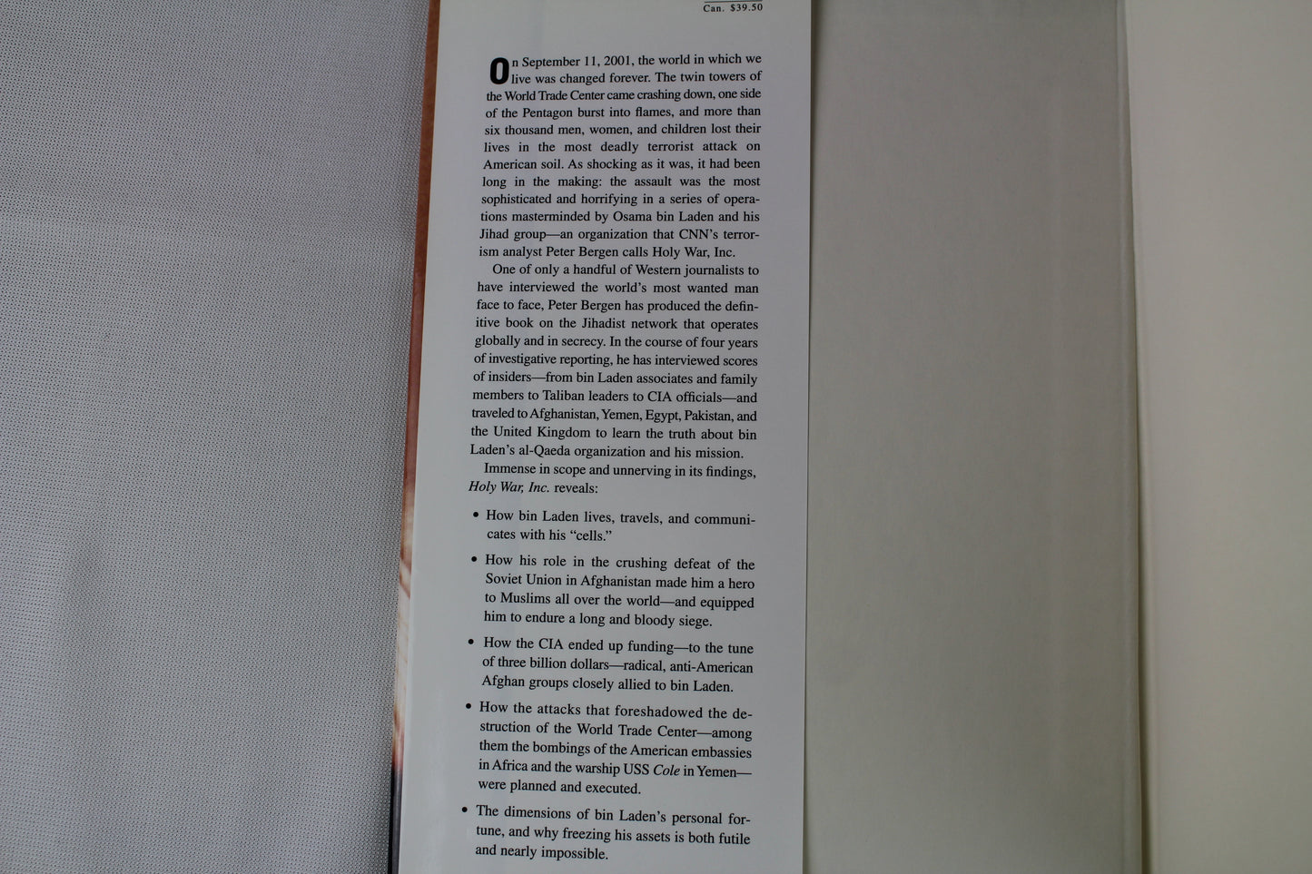 Holy War, Inc.: Inside the Secret World of Osama bin Laden by Peter Bergen