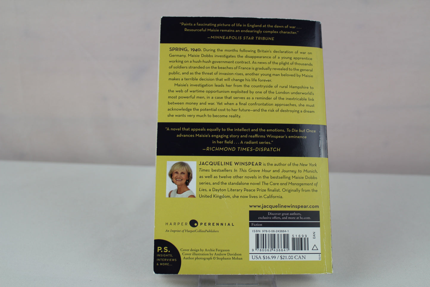 To Die but Once: A Maisie Dobbs Novel (Maisie Dobbs, 14) by Jacqueline Winspear