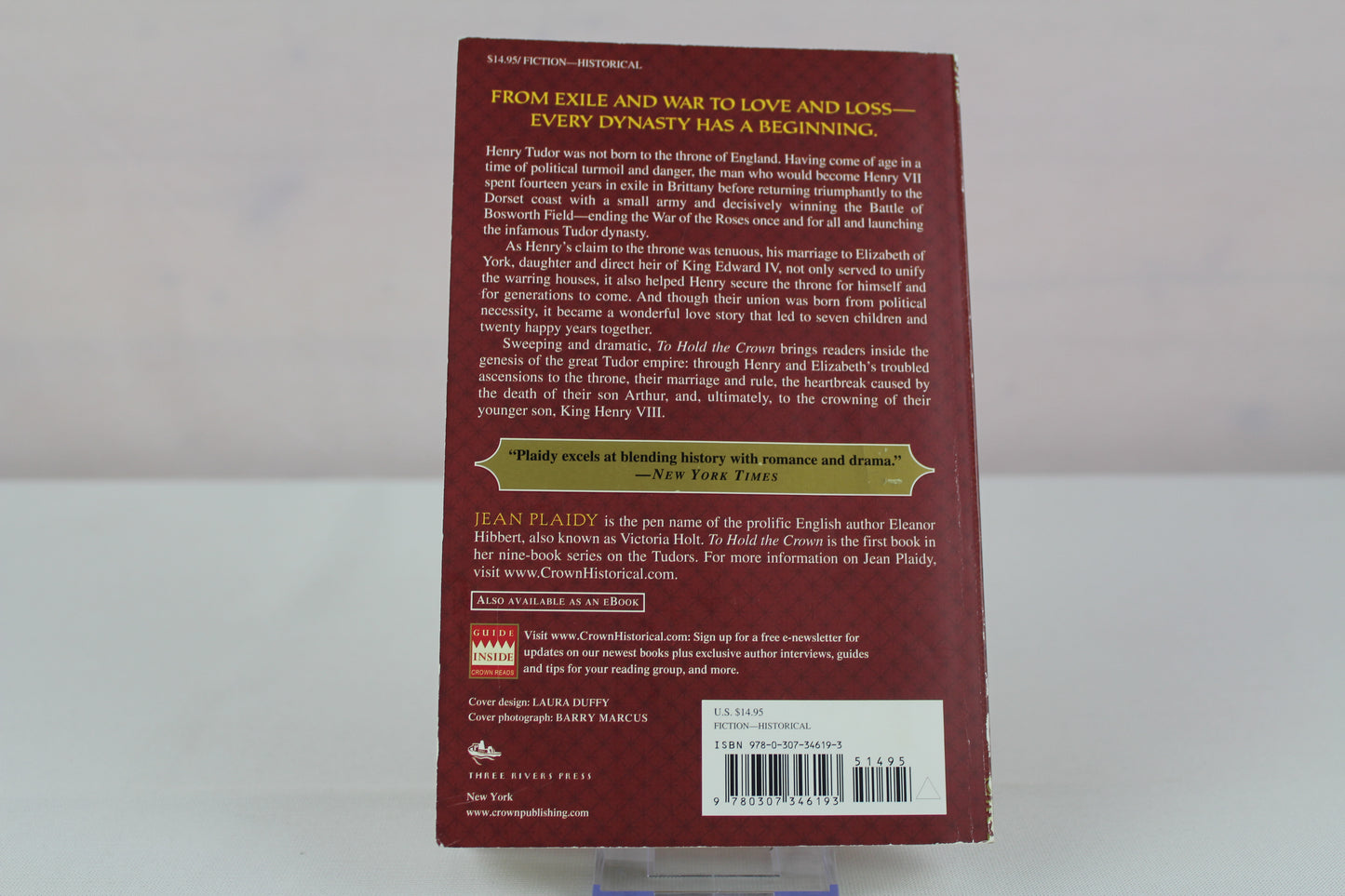 To Hold the Crown: The Story of King Henry VII and Elizabeth of York (A Novel of the Tudors) by Jean Plaidy