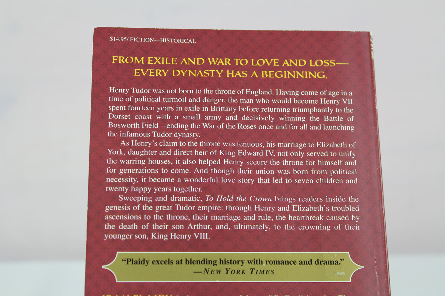 To Hold the Crown: The Story of King Henry VII and Elizabeth of York (A Novel of the Tudors) by Jean Plaidy