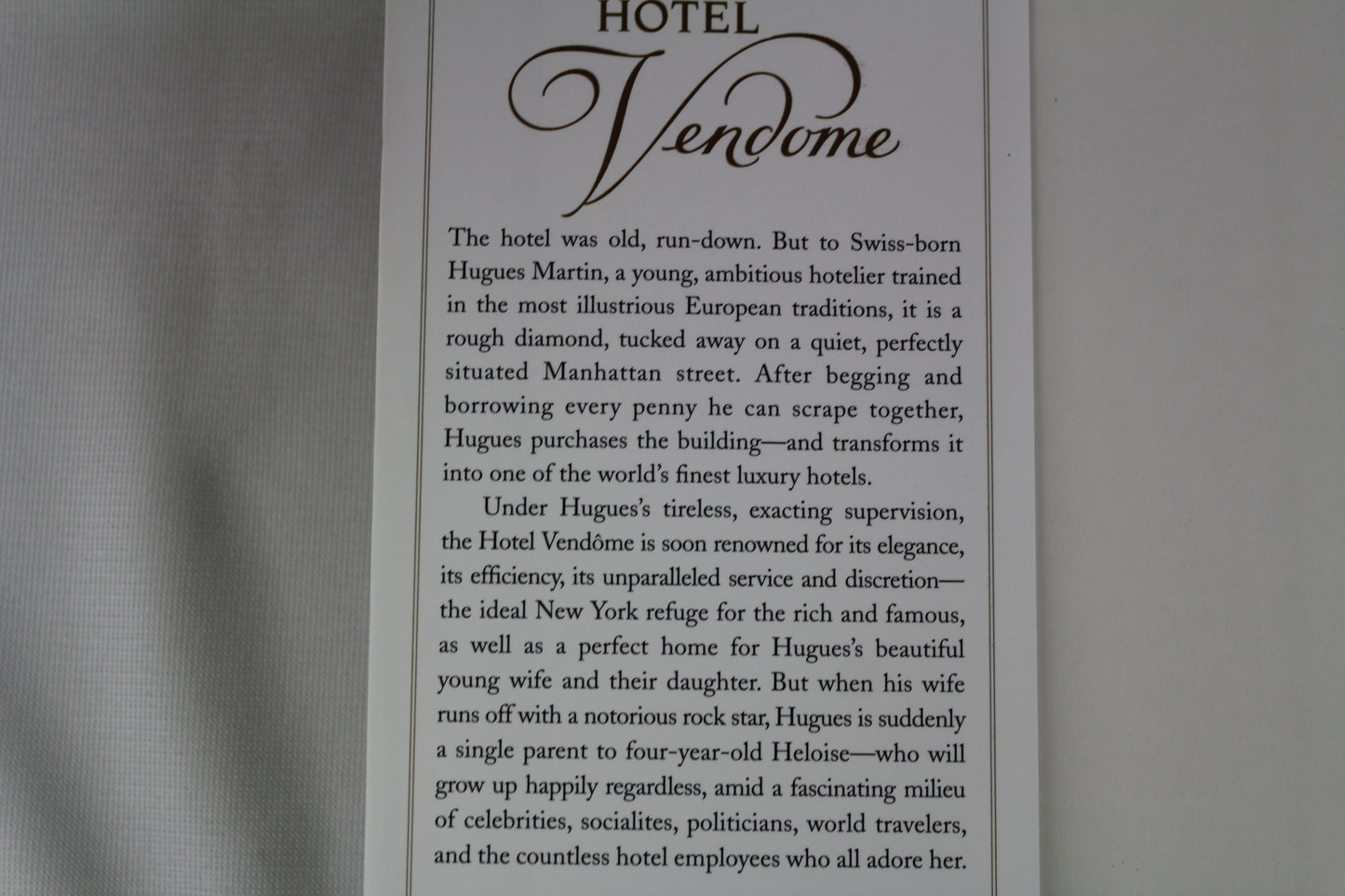 Hotel Vendome: A Novel by Danielle Steel