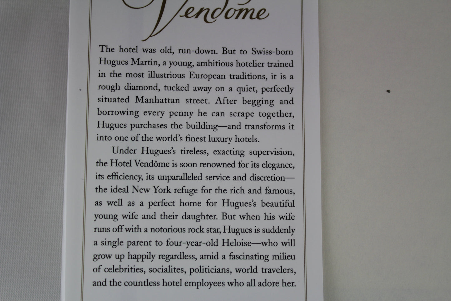 Hotel Vendome: A Novel by Danielle Steel
