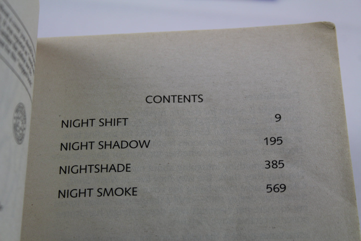 Night Tales: Night Shift/ Night Shadow/ Nightshade/ Night Smoke by Nora Roberts