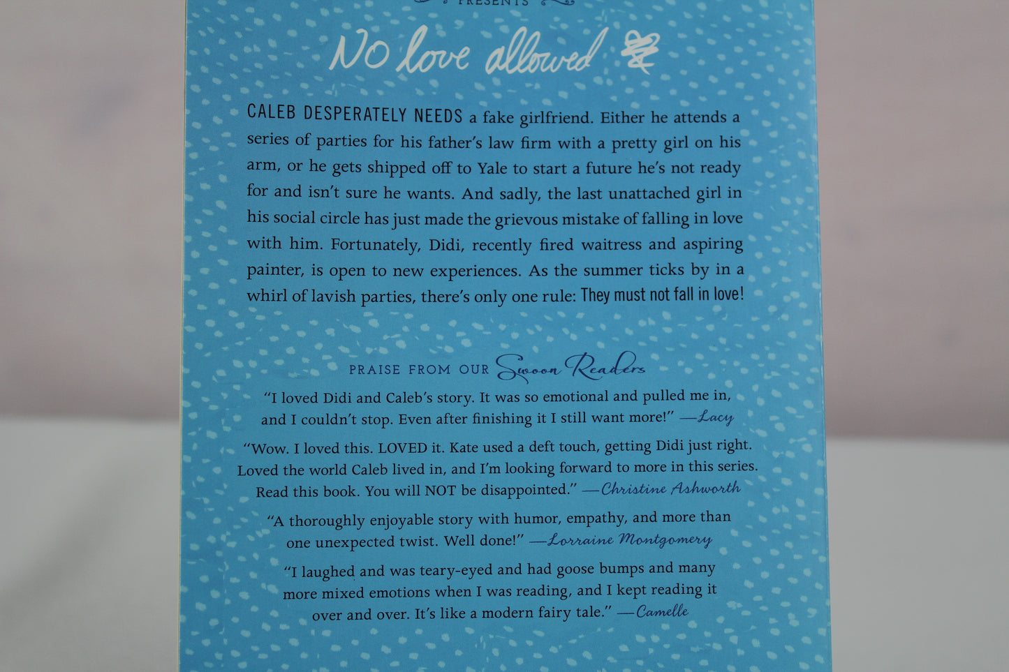 No Love Allowed (Dodge Cove Trilogy, 1) by Kate Evangelista