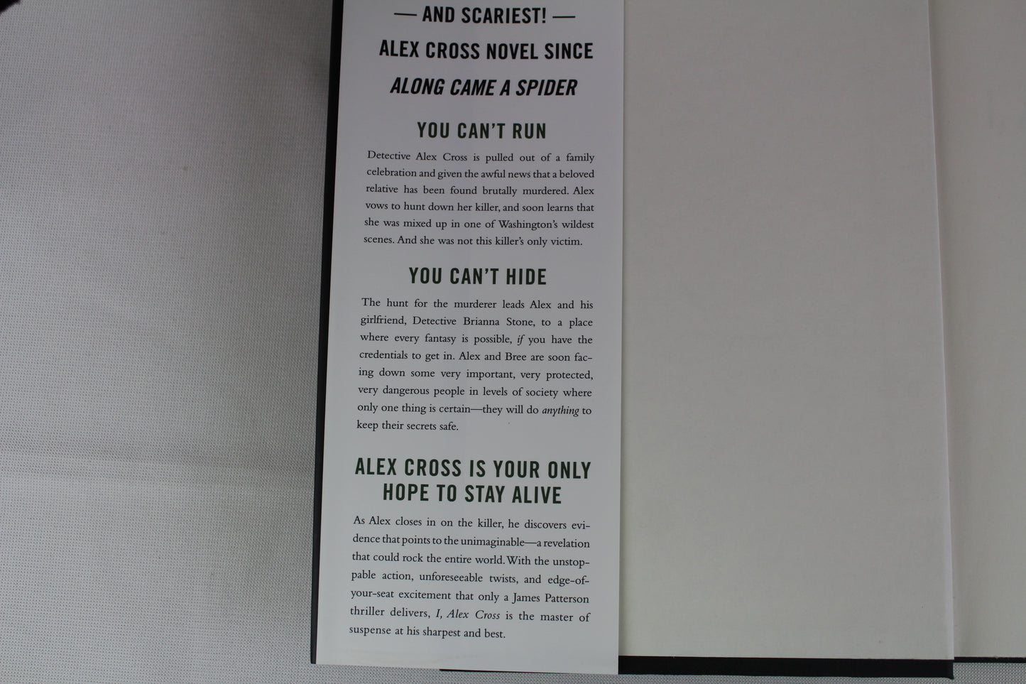 I, Alex Cross by James Patterson