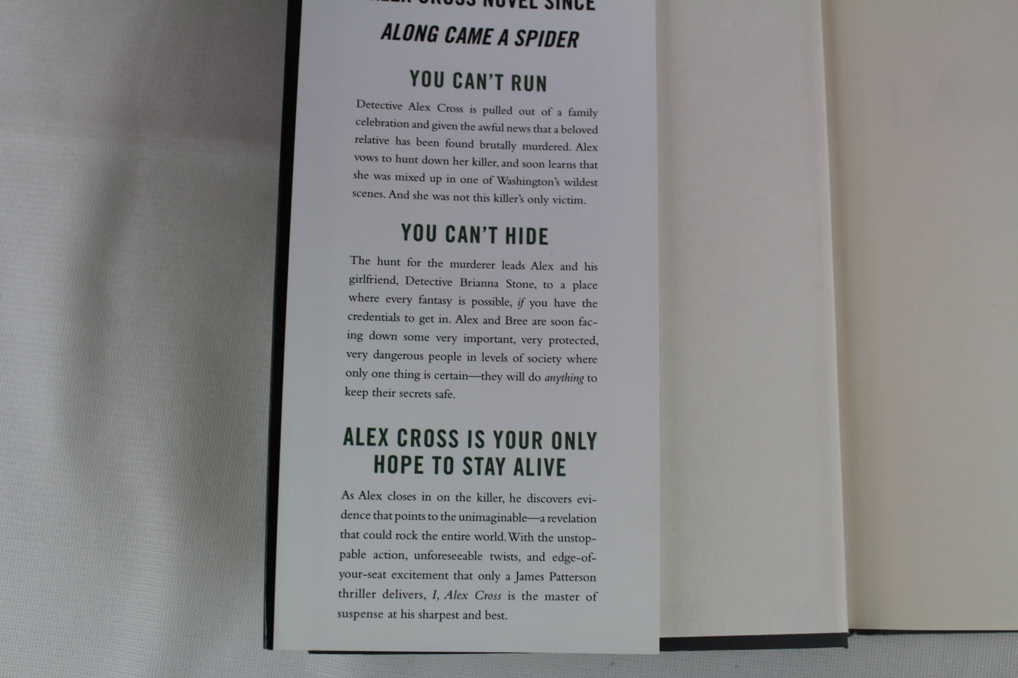 I, Alex Cross by James Patterson